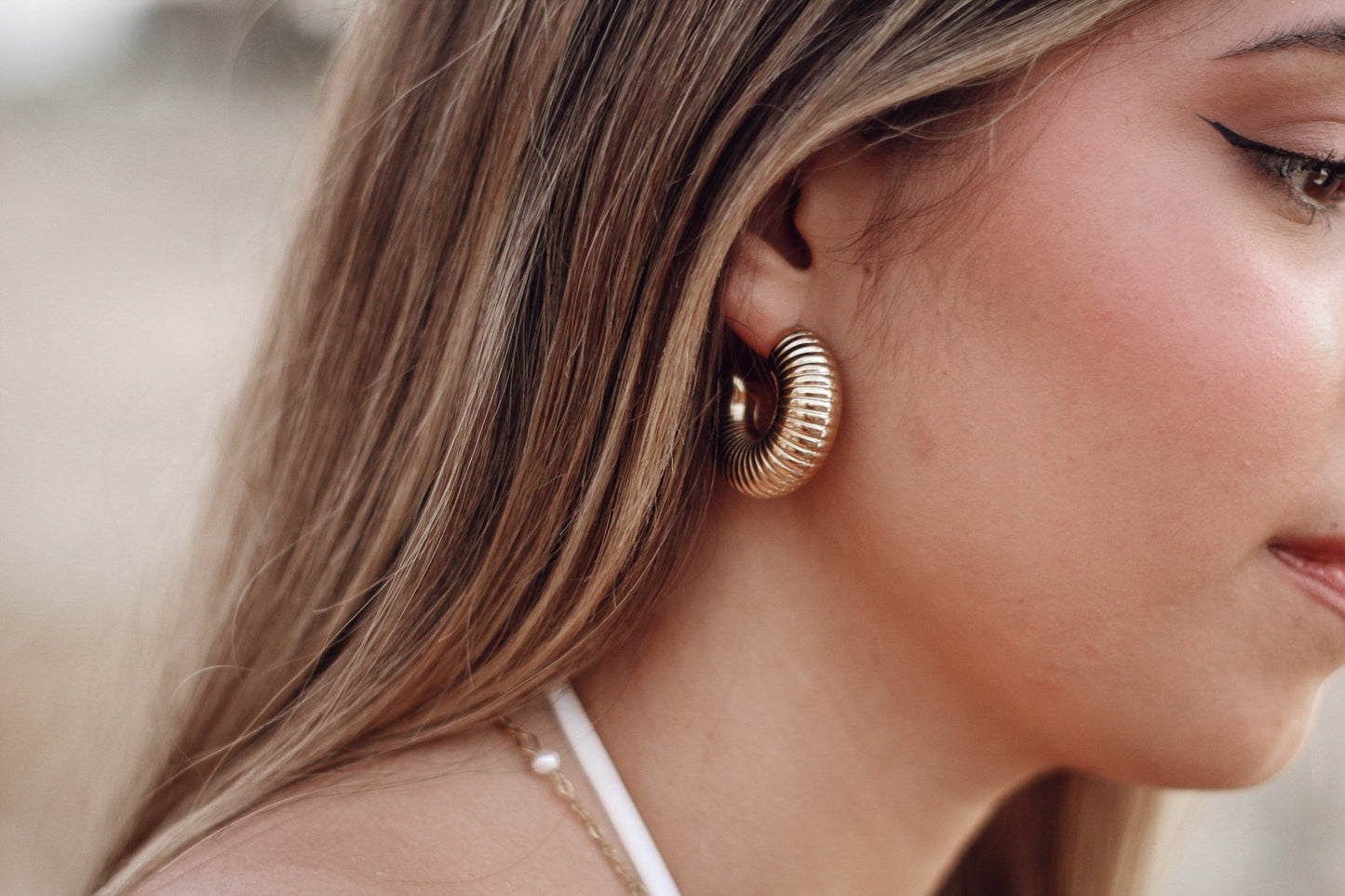 Dual Golden Hoops