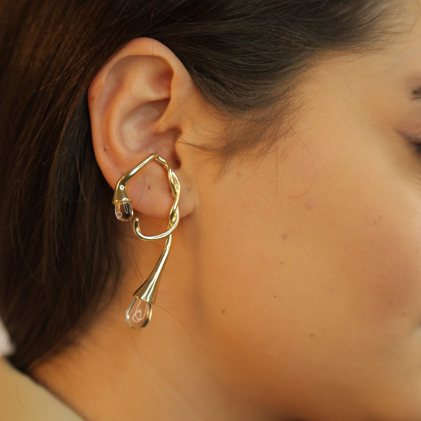 Pia One-Sided Earrings