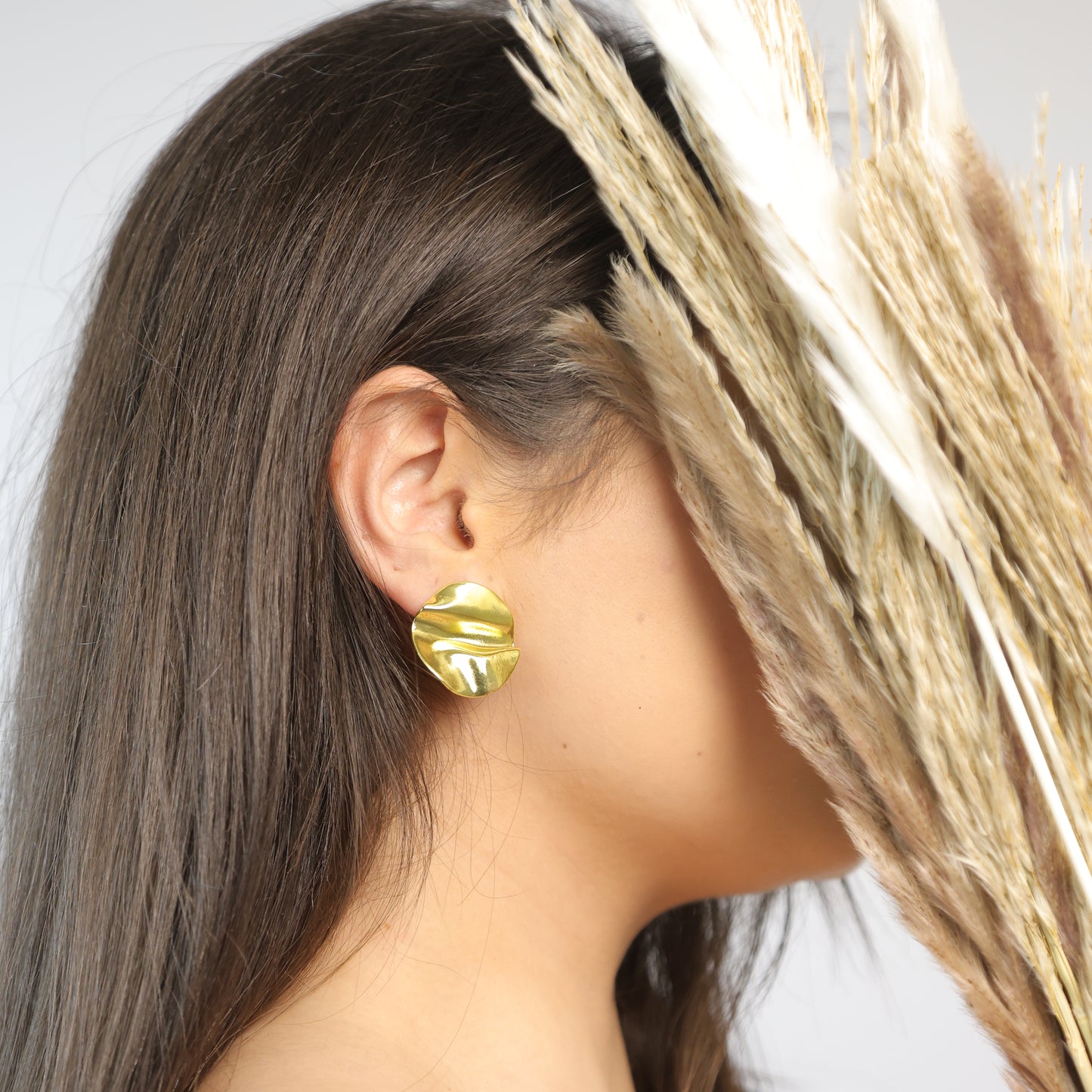 Gilded Chaos Circlets Earrings