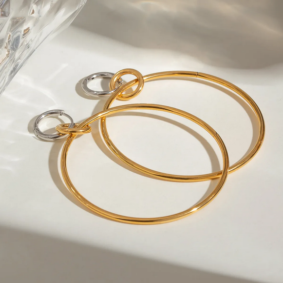 Grande Hoops - Gold